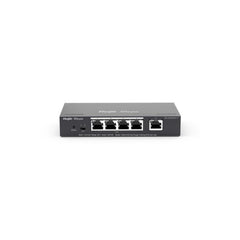 Ruijie RG-ES205GC-P Switch de Sobremesa - 5 Puertos - Velocidad hasta 1Gbps - PoE hasta 54W - Carcasa de Acero - Gestion Inteligente - Color Negro