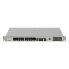 Ruijie RG-NBS3100-24GT4SFP-P-V2 Switch Gestionado en Capa 2 - Montaje en Rack 1U - 24 Puertos Ethernet hasta 1Gbps - 4x SFP 1Gbps - PoE/PoE+ hasta 370W - Color Acero