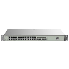 Ruijie RG-NBS3100-24GT4SFP-V2 Switch Gestionado - Montaje en Rack 1U - 24 Puertos Ethernet hasta 1Gbps - 4x SFP hasta 1Gbps - Color Acero