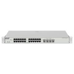 Ruijie RG-NBS3200-24GT4XS-P-V2 Switch Gestionado en Capa 2 - Montaje en Rack 1U - 24 Puertos Ethernet hasta 1Gbps - 4x SFP+ hasta 10Gbps - PoE/PoE+ hasta 370W - Color Acero