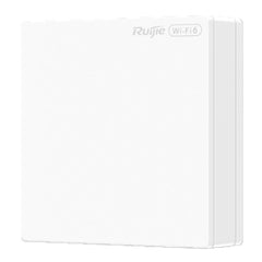 Ruijie RG-RAP62-Wall-Lite Punto de Acceso de Doble Radio - Montaje Pared - 1x 1GE LAN/WAN - PoE - 3Gbps - WiFi 6 AX3000 - Antenas Integradas Omnidireccionales Ethernet - Color Blanco