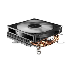 Unykach Unycool H37 Disipador Compacto CPU Perfil Bajo - Multisocket Universal- Ventilador de 90mm - Color Negro