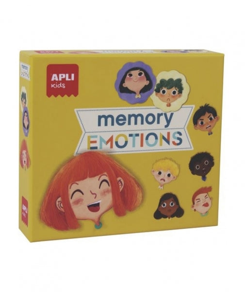 Apli Memory Emotions - Estimula la Memoria - Ense�a a Expresar Emociones - Piezas Resistentes y Seguras - Mejora Concentracion y Habilidades