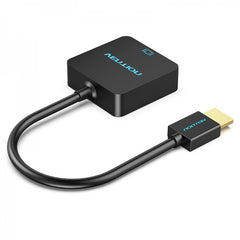 Conversor Vention HDMI Macho para VGA Fêmea - 0,15m - Cor Preta