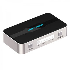 Duplicador Vention HDMI - 1xHDMI Out e 3xHDMI In - Conecte 3 dispositivos a uma tela - Cor cinza