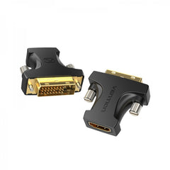 Adaptador Vention HDMI Fêmea para DVI (24+1) Macho - Preto