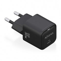 Carregador Aisens Gan USB-C 30W - Alta eficiência energética - Design elegante e moderno - Tecnologia AI para carregamento rápido - Múltiplas proteções de segurança