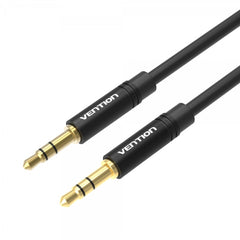 Vention Cabo Estéreo Jack 3.5 Macho para Jack 3.5 Macho - 0,5m - Cor Preta