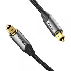 Cabo de Áudio Fibra Óptica Vention - 1m - Cinza Metálico