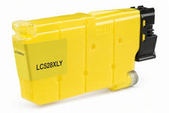 Brother LC528XL Jaune Cartouche d'encre Pigmentée Générique - Remplace LC528XLY