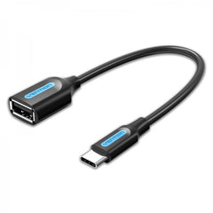 Vention USB-C Male to USB A Female Converter - 0,15m - Black Color