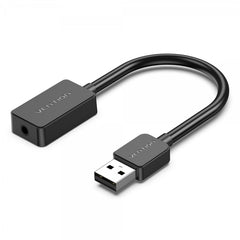 Vention USB A Sound Card to 3,5 Female Jack - Black