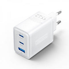Vention GaN Wall Charger 3 USB Ports (C + C + A) (65W/65W/30W) - EU - Black Color