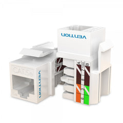 Vention UTP RJ45 Cat.6 Network Connector - White and Black