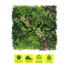 Sungarden Jardim Vertical Série Floron 100x100cm - Cor Verde