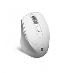 Subblim Confort Ergo Dual Rato Sem Fios Bluetooth, USB 2.4GHz 2400dpi - 5 Botões - Uso Destro - Cor Branco